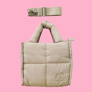 mini puffer tote bag waterproof